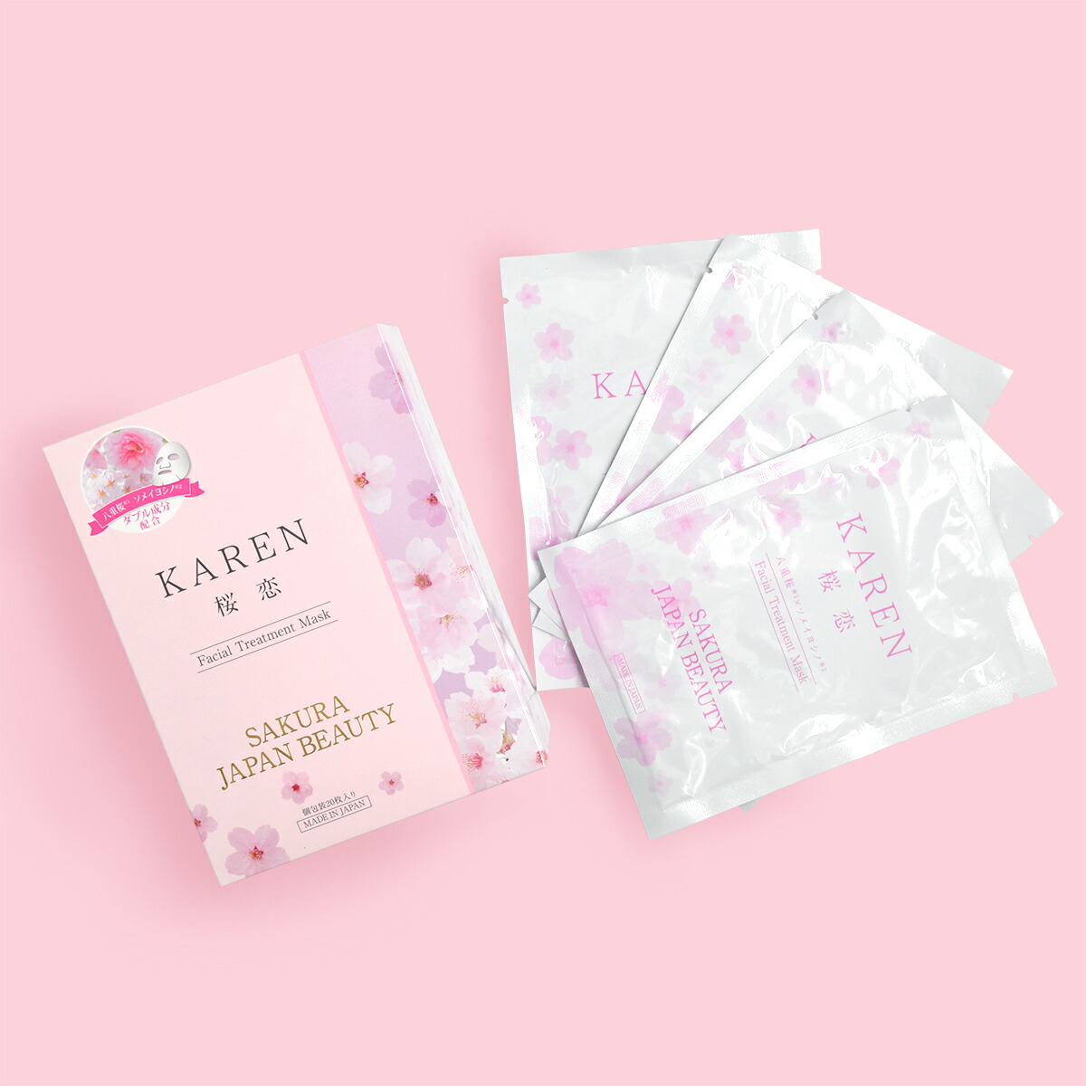 楽天市場】スタイルジャパン 桜恋 FACIAL TREATMENT MASK 20枚入り