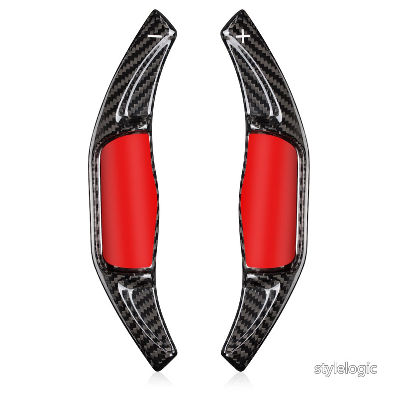 【送料無料】[T-carbon]トヨタに適用するパドルシフトカバー カーボン製 トヨタに適用する パドルシフトエクステンション 新型カムリ/クラウン/クラウン 220系/RAV4/RAV4 PHV 50系 /カローラ パドルシフト 18年?21年(黒)｜StyleLogic