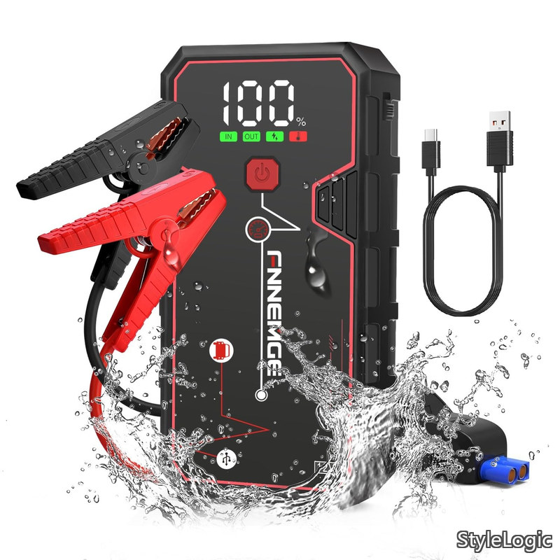 【貨物輸送無料】飛び降りるクランク 電流4000A 大収容能力 21800mAh 12V 発動機クランク（8.0Lガソリンエンジン車 6.5Lディーゼル車） 積み上げるUSB申し受ける最終生産物界面、LED照明ランプ、高
