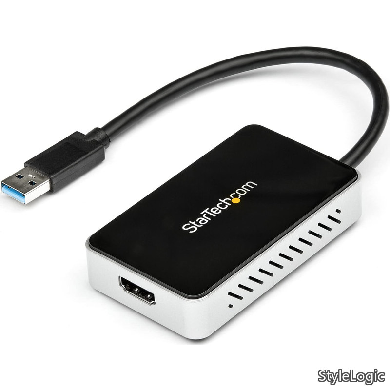 【貨物輸送無料】USB 3.0 - HDMIうつり変わりアダプター(USB界面 x1付き添い人) 外後ばらい見せびらかす増設アダプター 1920x1200/ 1080p USB32HDEH