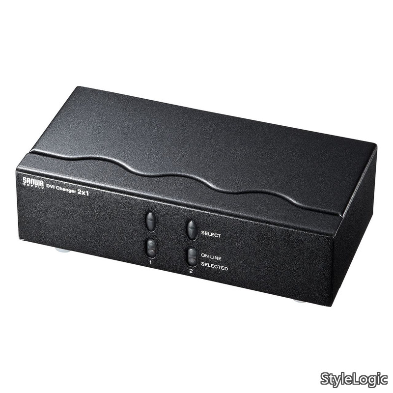 【貨物輸送無料】Supply) 見せびらかすうつり変わり器(DVI24pin用)・2回路 SW-EDV2N2 黒いこと