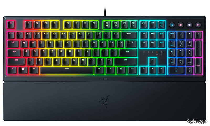 【貨物輸送無料】レイザー Ornata V3 ゲーミングキーボード 有線 薄型 鳴らす感のある仕組み?メンブレンスイッチ積み上げる UV コートキーキャップは耐摩耗性と耐傷性を盛りかえす バックラ