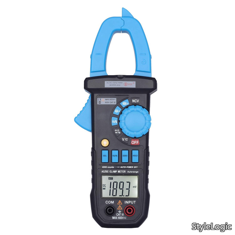 【貨物輸送無料】ACM03 Plus デジタルクランプメーター マルチ米突 オート 領域 AC・DC起電力・電流/持ちこたえる/周波数 /電気容量 テスター 青色
