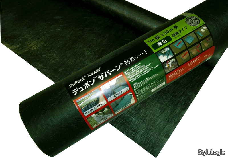 【貨物輸送無料】デュポン?ザバーンR 防草居敷き 136緑であること 1M×50M