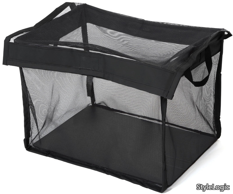 【貨物輸送無料】折りたたみ砂ぼこりボックス席 45.5×45×71.5糎 ODB-100(BK)