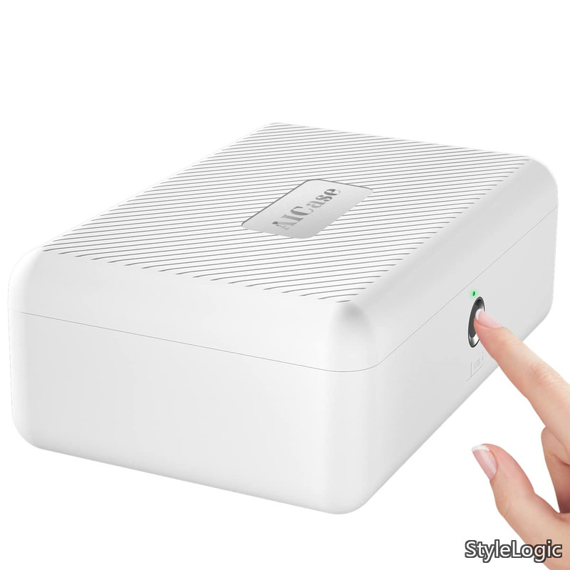 【貨物輸送無料】毛の荒物公証指紋納めるボックス席、AICaseポータブルキャッシュジュエリーセキュリティケースロックボックス御金蔵、車、身寄り、執務室旅する用のズボン下鍵を掛ける