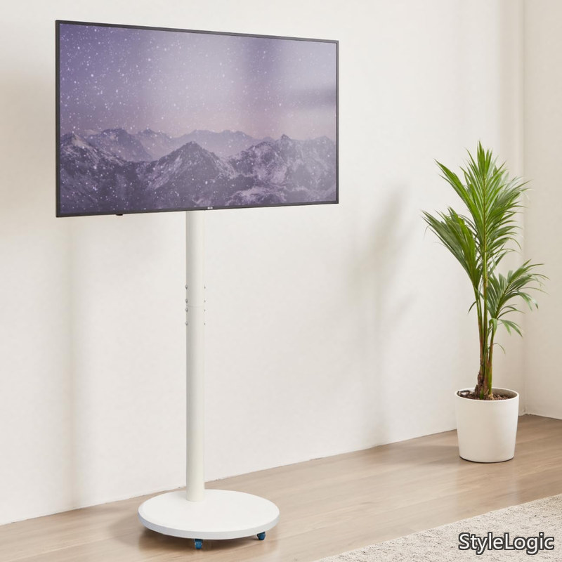 【貨物輸送無料】テレビ受像機照明ランプ 小型 tv照明ランプ 14~42in相応う 壁寄せ tv stand 管する照明ランプ テレビ受像機照明ランプ 御機嫌手合い VESA/横75～200粍/縦75～200粍 耐荷重30kg 高