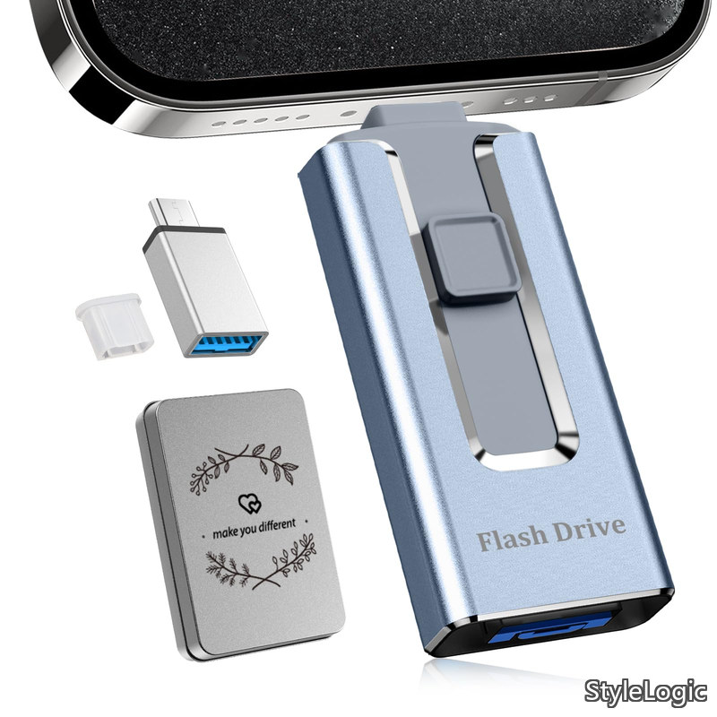 【貨物輸送無料】資料うつり変わり 4インチ1（iOS相応う/Type-C/USB-A/Micro USB）usb記憶装置 手合いc相応う USB3.0 弾丸道路遷らす 大電気容量 閃光電球記憶装置 活動写真?映像うしろ押し 外後ばらいストレー