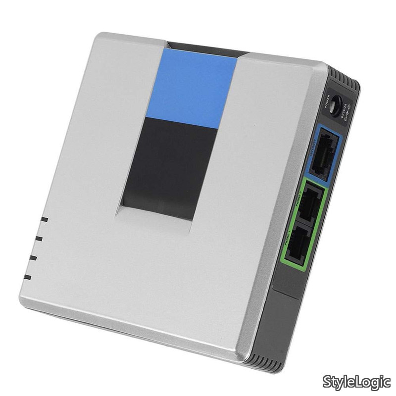 【貨物輸送無料】VBESTLIFE VoIP論理ゲート通い路 IP電話を掛ける アナログ電話を掛けるアダプター 2界面 SIP V2プロトコール(US繋ぎ)