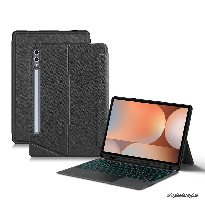 【送料無料】Galaxy Tab S10 Lite/Tab S10 FE / S9 FE / S9 キーボード ケース タッチパッド バックライト付き マグネット式 分離式 シャオミカバー ギャラクシー 用 角度を自由に変更 ケース 磁気吸着 S Pen 収納|StyleLogic