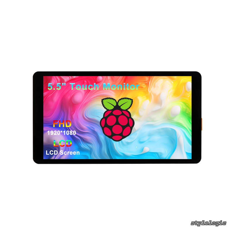 【貨物輸送無料】5.5in タッチスクリーン LCD見せびらかす 1920 * 1080 模範例に用のRapberry Pi 5/4/4B/3B+/3A+ HDMI相応う Windows相応う
