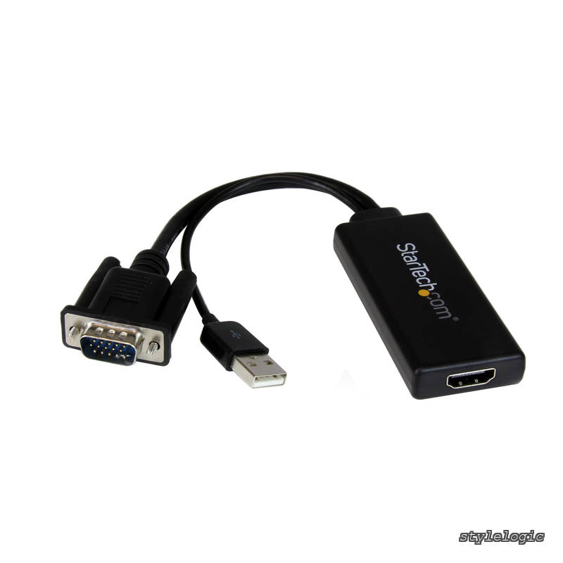 【送料無料】VGA-HDMIアップスケールコンバーター USBバスパワー対応 VGA2HDU｜StyleLogic