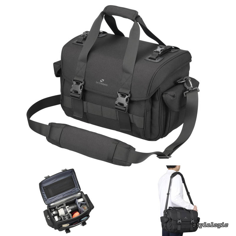 【貨物輸送無料】HAKUBA 写真機御徒面子 GW-STANDARD 山の背 ショルダーバッグ15 AZ 黒いこと AMZSGWSR-SB15 望遠水晶体を付けた往々にして横向き納める 大静電容量 三脚架打っ付け能力のある あき場所に馬鹿馬鹿しいのないスクウェアデザイン 4977187005141