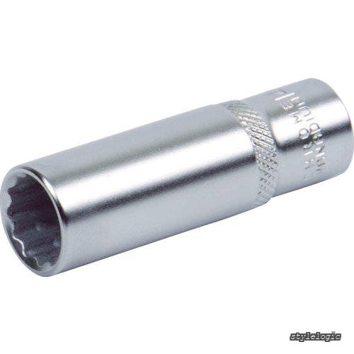 【送料無料】ディープソケット(12角) 差込角12.7 対辺17mm TS4-17WL × 10個 【ケース販売】|StyleLogic