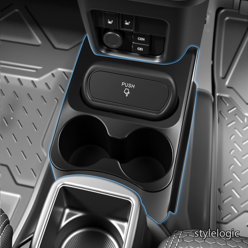 【貨物輸送無料】スズキ ハスラー MR52S / MR92S ドリンク保持者 コンソールボックス 新型ハスラー専用 付属品 優勝杯保持者 コンソール御盆 新型ハスラー専用 室内装飾 一部分 上滑り打ちきり 取り付け飾り気の無い ミニ紙くずかご付き添い人