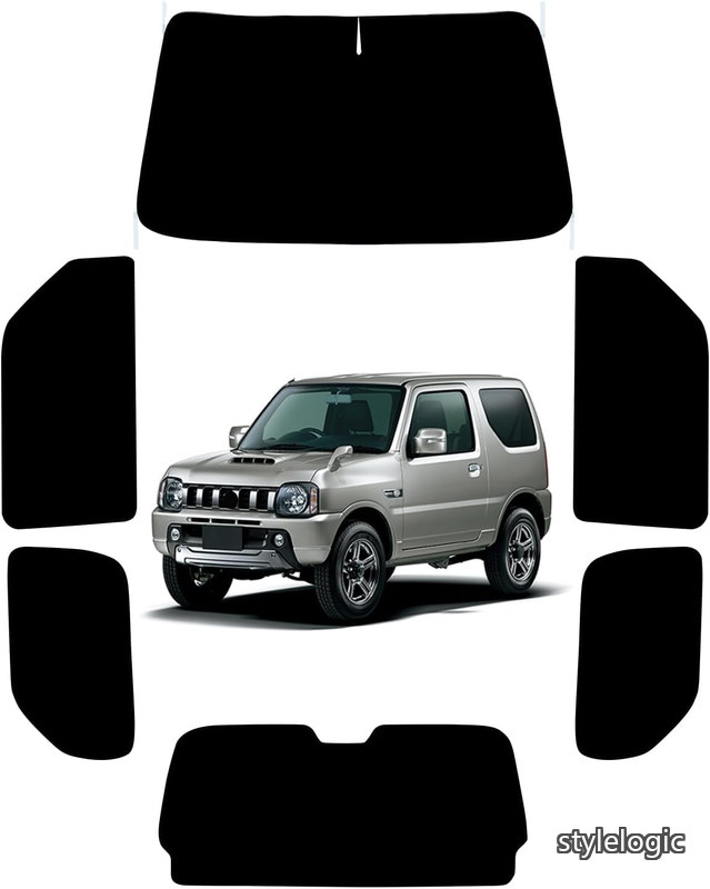 【送料無料】JB23型 サンシェード 全面 フルセット UVカット 日除け 虫除け 遮光 車中泊 仮眠 断熱 目隠し 遮光 (ジムニー JB23)｜StyleLogic