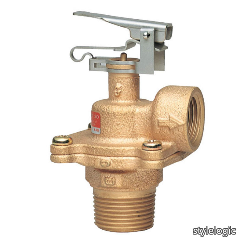 【送料無料】温水機器逃し弁 密閉構造・鉛レス処理 吹き始め圧力97KPa ねじ込み接続 接続口径20A 本体CAC 最高温度100℃ 型式AL-68-97 20A|StyleLogic