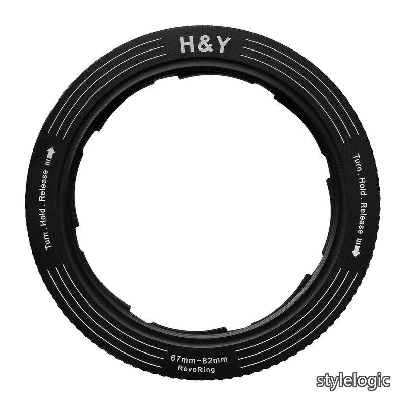 【送料無料】ステップアップリング REVORING 67-82mm ブラック レボリング フィルター径変換アダプター 82mmフィルター用 可変式 RS82｜StyleLogic