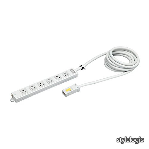 【貨物輸送無料】馬具用OA飲み口6個口 キャブタイヤケーブル付 有線テレビ長 3M DC8116EN-3
