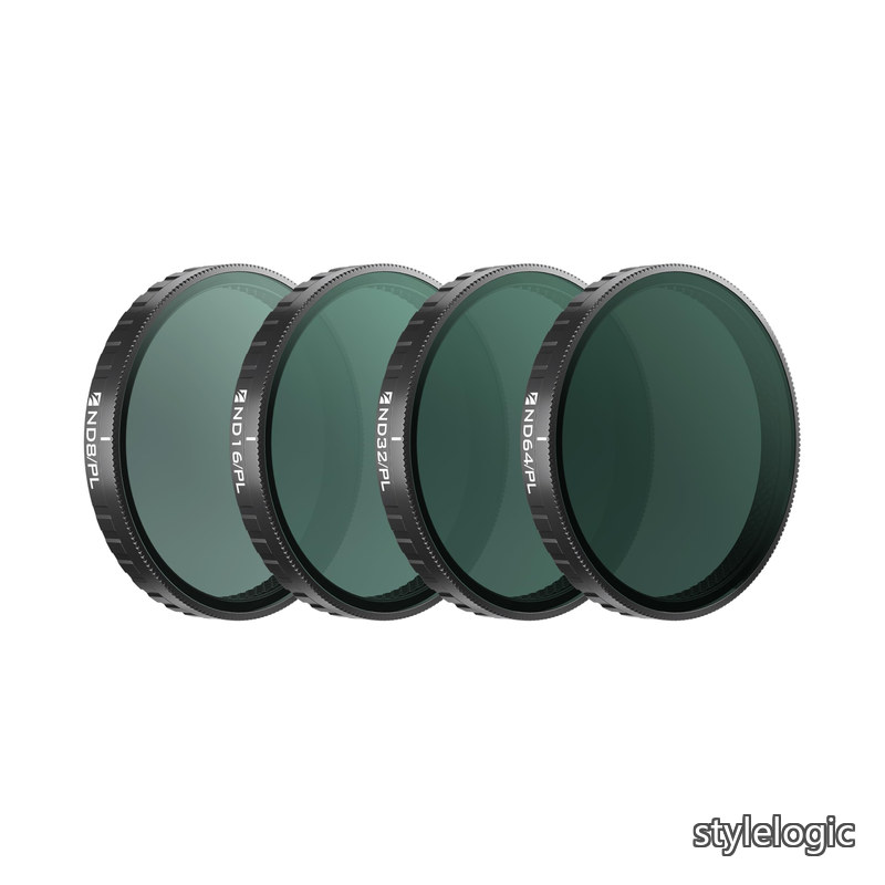 【送料無料】ND8/PL、ND16/PL、ND32/PL、ND64/PL 偏光フィルターセット DJl Osmo Action 6用 - 昼光撮影に不可欠 & 透明度向上｜StyleLogic