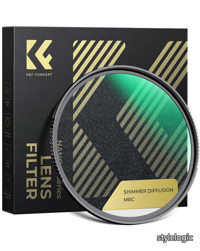 【送料無料】CONCEPT 82mm Shimmer Diffusion 1 レンズフィルター 28層コーティング 柔らかな描写 防カビ 撥水撥油 擦り傷防止 ポートレート撮影に最適 (NANO-Xシリーズ)|StyleLogic