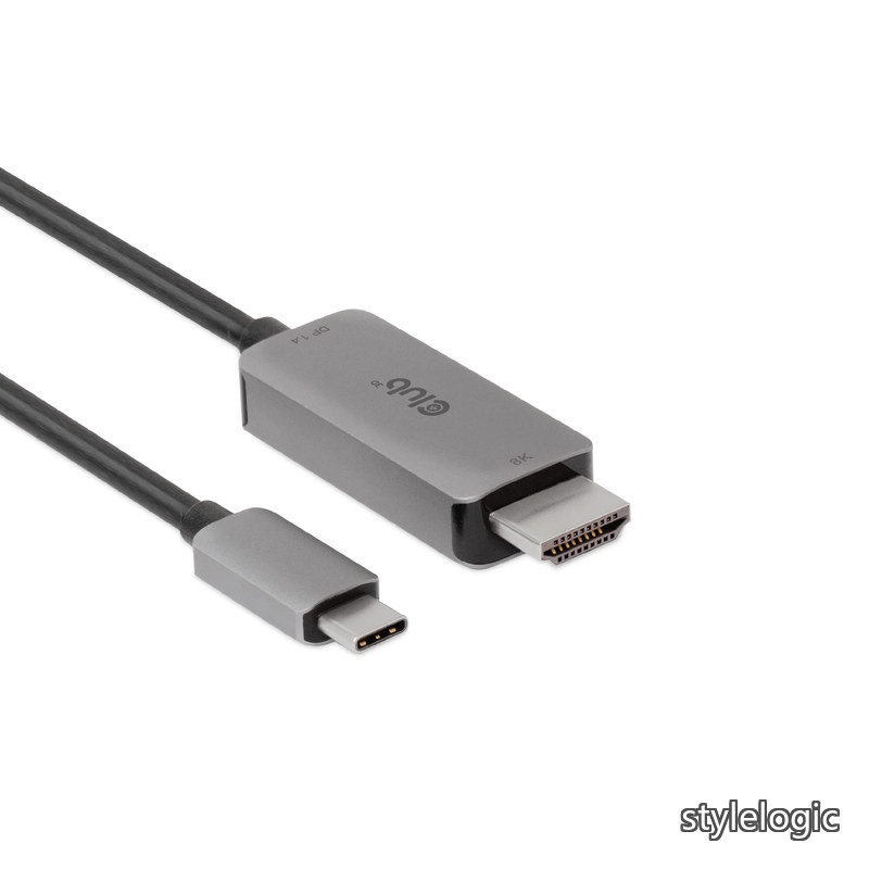 【送料無料】3D USB Gen2 Type C to HDMI 2.1 4K120Hz 8K60Hz HDR10+ DSC 1.2 対応 アクティブ ケーブル オス/オス 3m (CAC-1587)|StyleLogic