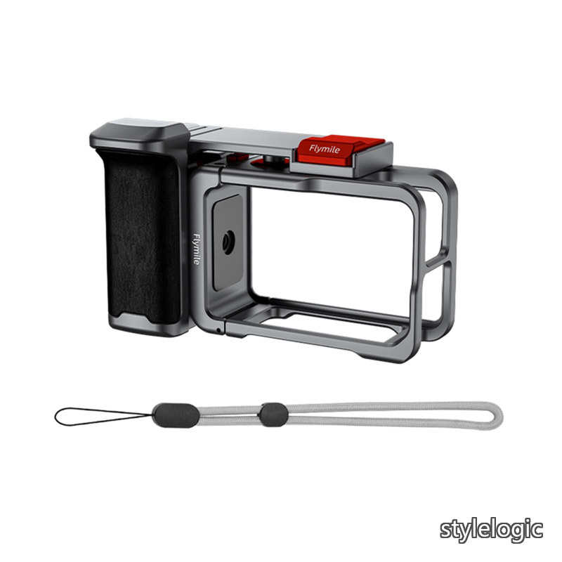 【送料無料】DJI ACTION 3/4/5 PRO対応ケース スポーツカメラ用 金属製保護拡張フレーム ストリートグリップセット フォトグラフィー ラビットケージ アクセサリー (図参照)｜StyleLogic