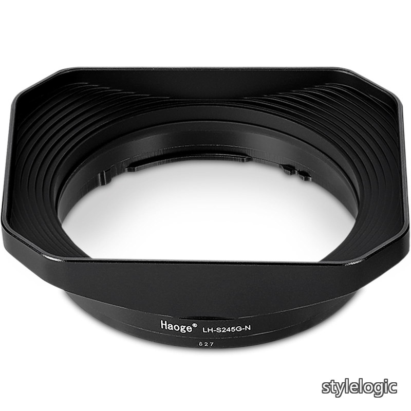 【送料無料】メタルスクエアレンズフード Sony FE 40mm F2.5 G FE 50mm F2.5 G FE 24mm F2.8 G レンズシェード Sony A7CII A7CR A7R4 バヨネットマウント LH-S245G-N｜StyleLogic