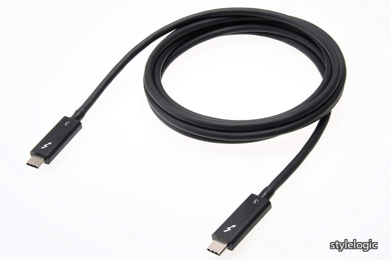 【送料無料】Thunderbolt3 ケーブル (認証済 Active 40Gbps 黒) USB Type-C ケーブル (2.0m)|StyleLogic