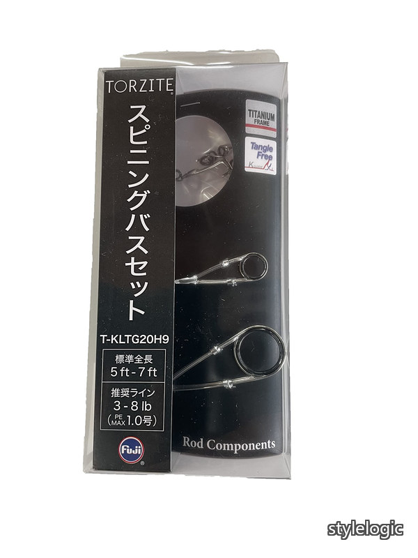 【送料無料】ガイドセット No.1 チタンフレーム TORZITEリング T スピニングバスセット T-KLTG20H9|StyleLogic