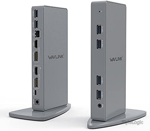 【送料無料】USBハブ ドッキングステーション USB3.0 縦置き デュアルモニター対応 HDMI DP 4K60Hz 5K対応 ギガビットイーサネット Type-C 10台接続 アルミボディ Windows Mac 在宅勤務 ゲーム おすすめ｜StyleLogic