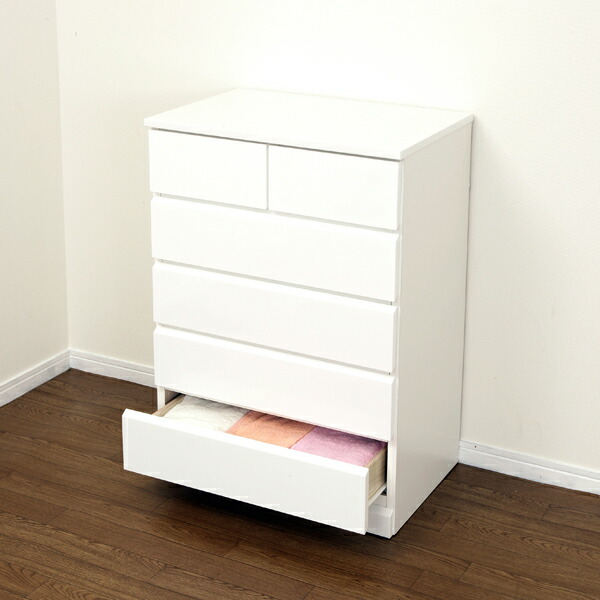 楽天市場】チェスト【シャイン ハイチェスト】(23691)ホワイト 白 収納