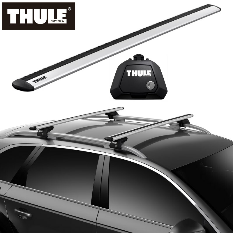 楽天市場】【送料無料】THULE スーリー MINI クロスオーバー F60（ルーフレール付き） ルーフキャリア 3点セット  フット7204+ウイングバーエッジ7212×2本 ベースキャリア カーキャリア ルーフラック ミニ クロスオーバー カスタム パーツ アクセサリー :  スタイル ...