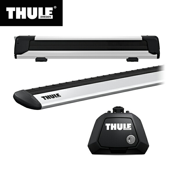 THULE(スーリー) アテンザワゴン専用ベースキャリア(フット710410 ウイングバー EVO7113) スキーキャリア スノーパック エクステンダー7325 H24 11〜 GJ#