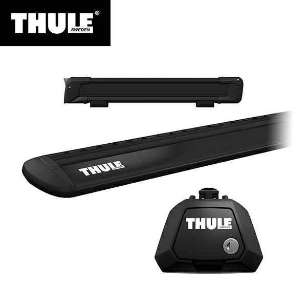 【楽天市場】【送料無料】THULE（スーリー） フォレスター専用ベースキャリア（フット710410+ウイングバー EVO7112B）+スキー ...