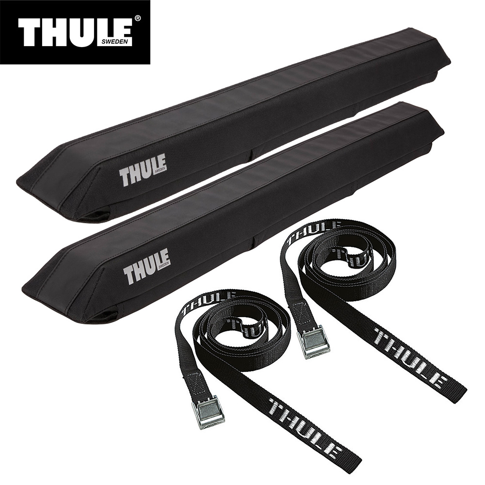 楽天市場 Thule スーリー サーフパッド ワイドl Th846 76cm幅 ウィングバー Evo エッジ ストラップ Th523 400cm 耐荷重300kg 車外 ルーフキャリア ボード 積載 固定 スタイルマーケット 楽天市場店