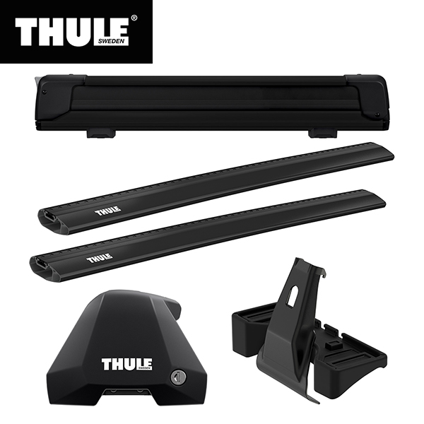 ベースキャリアにスノーボードキャリアを加えたお得なセット Thule スーリー ヴェゼル専用ベースキャリア フット75 ウイングバーエッジ エクステンダー7325b車用品 バイク用品 7215b 7214b キット5175 スキーキャリア スノーパック エクステンダー7325b