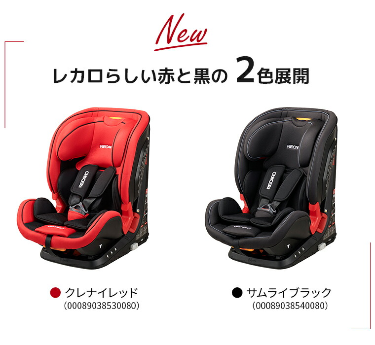 ヘッド位置調節 リクライニング インナークッション付 レカロ ジェイワン J1 Duo Duo Plus ジェイワン レカロ デュオ プラス 9 36kg 1 12才頃 チャイルドシート ジュニアシート レッド ブラック Isofixでもシートベルトでも取付可能 スタイルマーケット 店