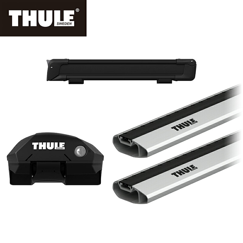 【送料無料】THULE スーリー エクストレイル T32(ルーフレール付き) ベースキャリア&スキーキャリアセット フット7204+ウイングバーエッジ7213/7212+スノーパック7324B ルーフキャリア カーキャリア ルーフラック スノーボードキャリア|スタイルマーケット 店