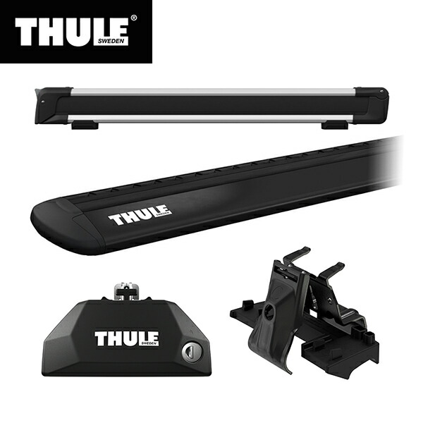 THULE スーリー LEXUS EVO7113B+キット6044 7〜 +スキーキャリア AGZ 