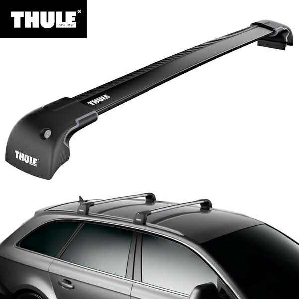 楽天市場 Thule Wingbaredge S 9591b スーリー ウイングバーエッジs ブラック Th9591b フィックスポイント ダイレクトルーフレール付車用 フット一体型ベースキャリア 79cm2本セット 一本当たり2 6kg クレールオンラインショップ