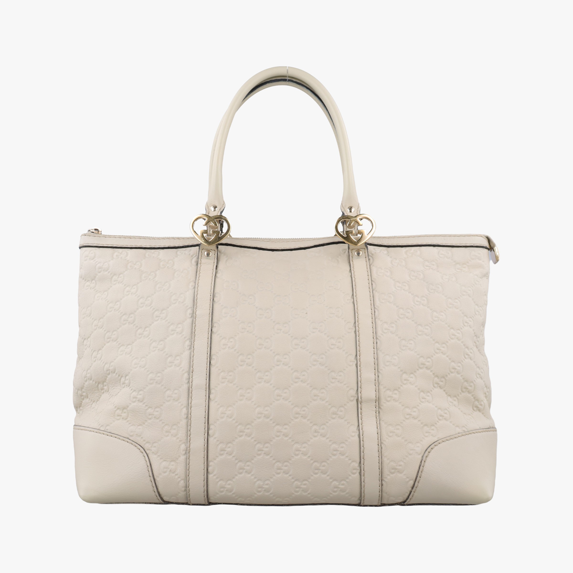 【中古】グッチGucciラブリー ホワイト レザー 257068 D8804831｜ＳＴＹＬＥ　ＮＥＷ　ＳＴＡＲ