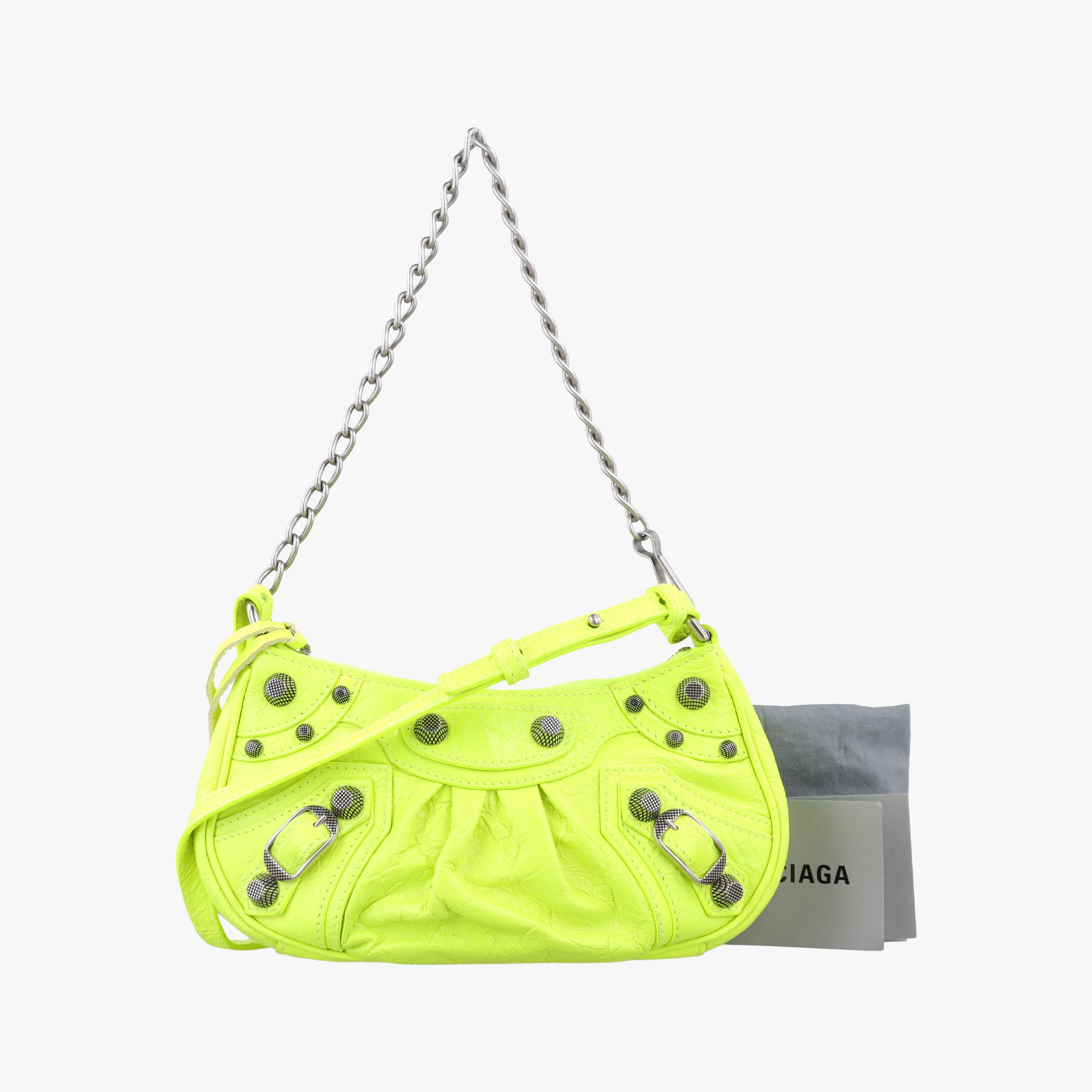 【中古】バレンシアガBalenciagaルカゴール グリーン ラムスキン 695814.7206.R.493075|STYLE NEW STAR