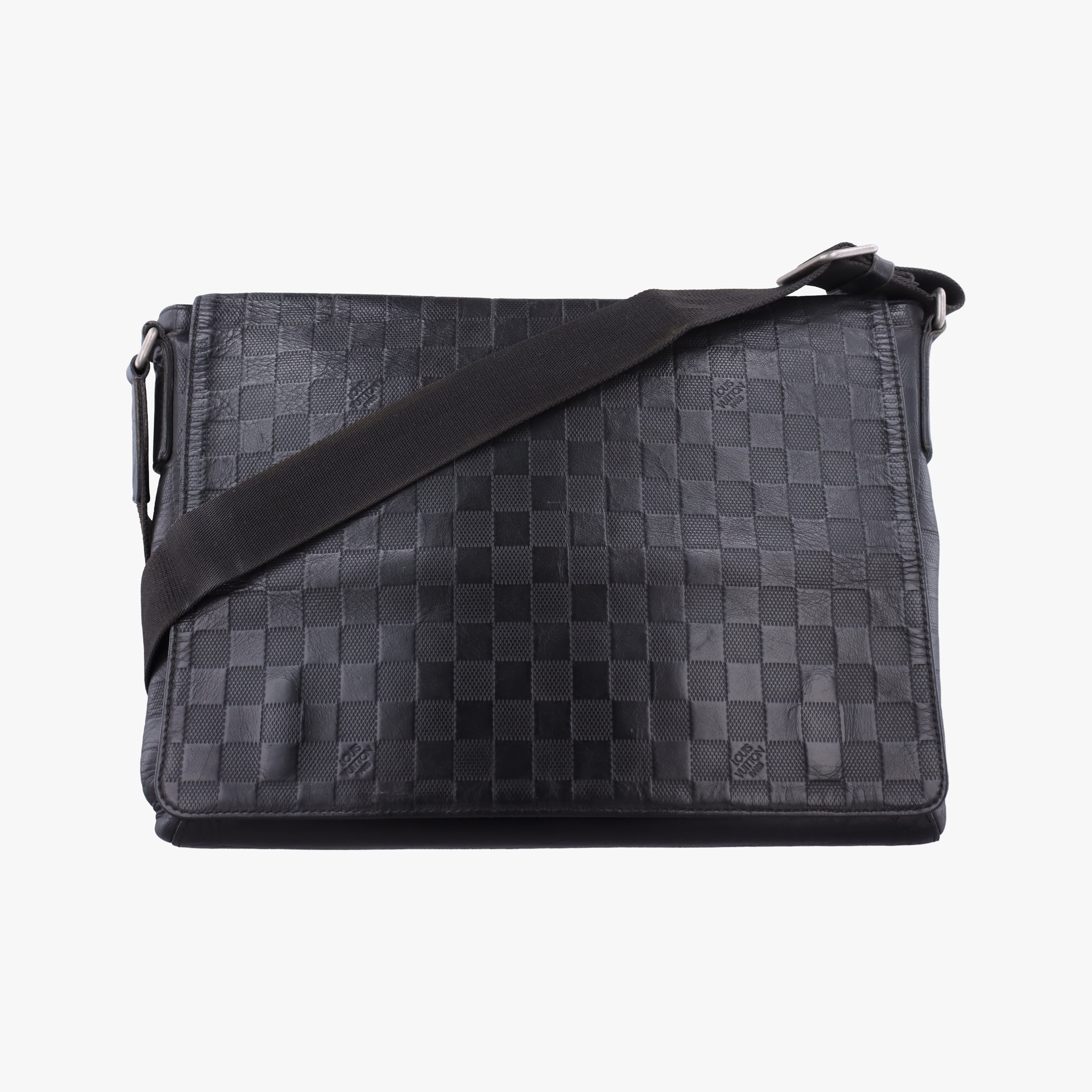【中古】ルイヴィトンLouis VuittonディストリクトMM ノワール ダミエ・アンフィニ N41284 CA0167｜ＳＴＹＬＥ　ＮＥＷ　ＳＴＡＲ