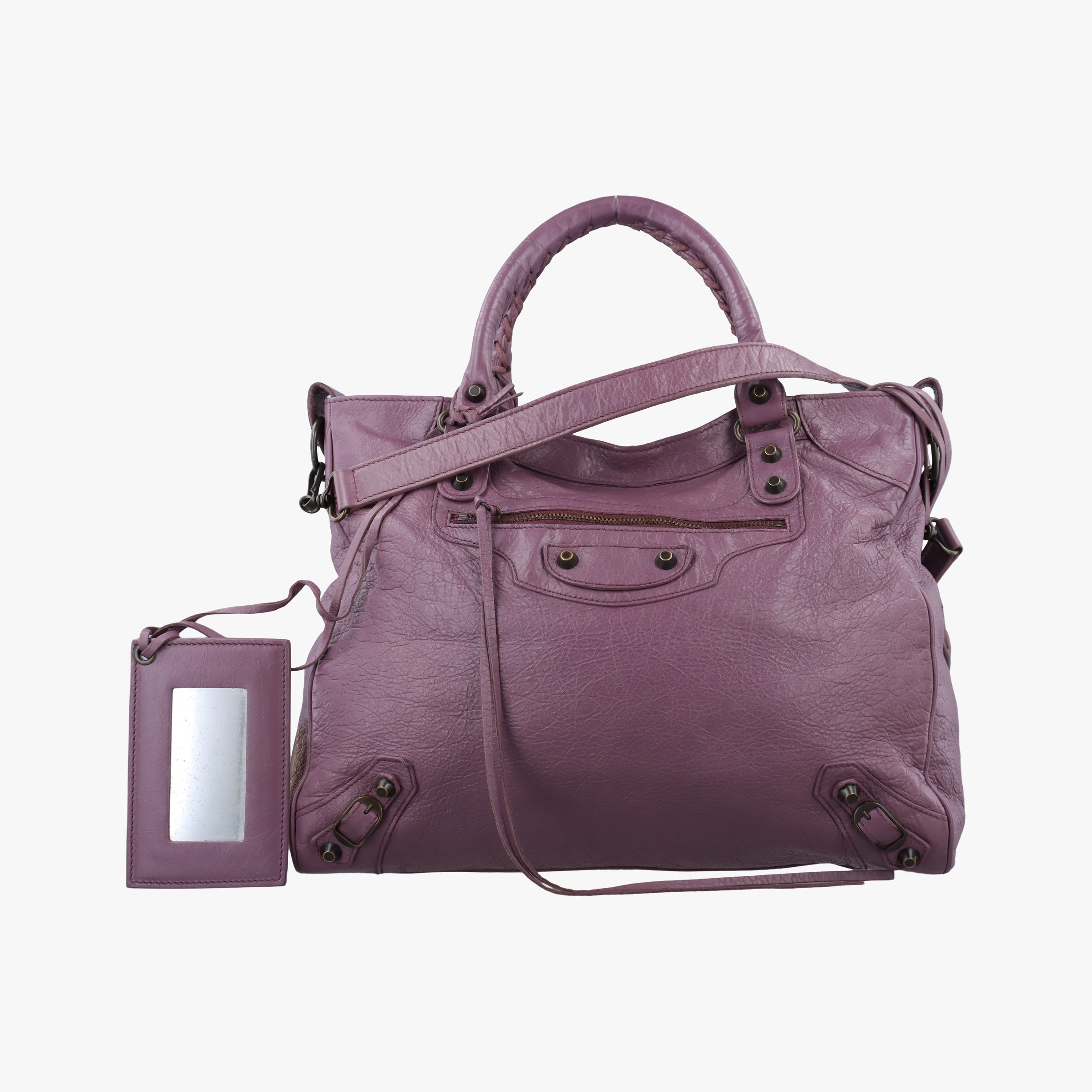 【中古】バレンシアガBalenciagaジャイアントシティ パープル ラムスキン 235216.5011 213048｜ＳＴＹＬＥ　ＮＥＷ　ＳＴＡＲ 70,400円