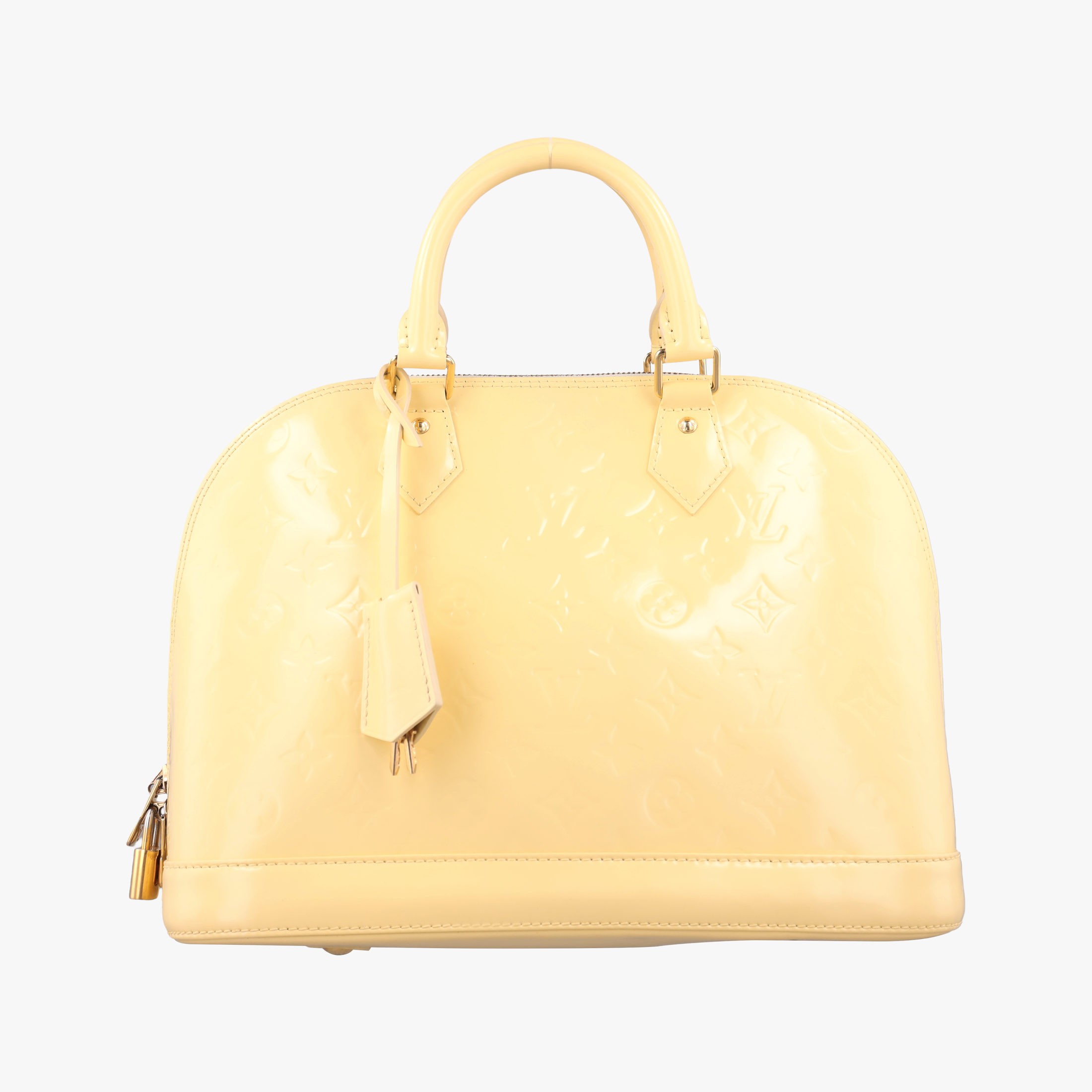 【中古】ルイヴィトンLouis VuittonアルマPM シトリン ヴェルニ M90101 FL1142｜ＳＴＹＬＥ　ＮＥＷ　ＳＴＡＲ