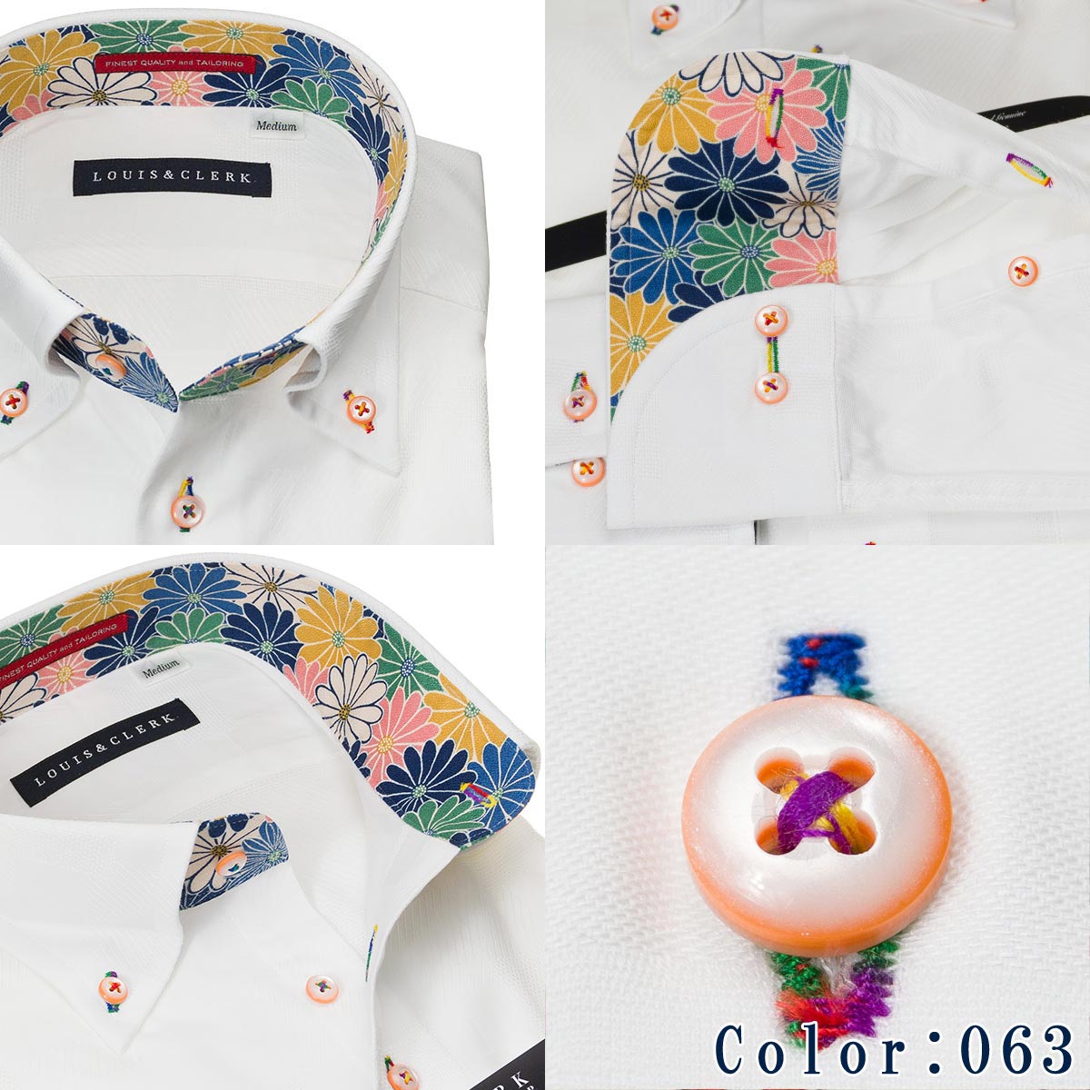 ドレスシャツ ワイシャツ シャツ 国産 きれいめ ジャガード織柄 ボタンダウン 純綿100 ホワイトシリーズ 白 大人 オシャレ 派手 長袖 デザイン メンズシャツ コンフォート 別注シリーズ 派手シャツ 柄シャツ メンズ 可愛い カジュアルシャツ 個性的 お洒落