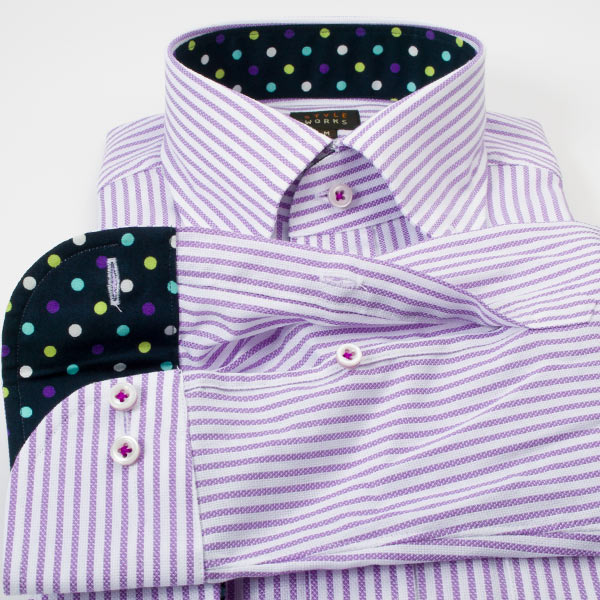 お風呂 眠いです 干し草 紫 ストライプ シャツ メンズ Kalamazooenvironmentalcouncil Org