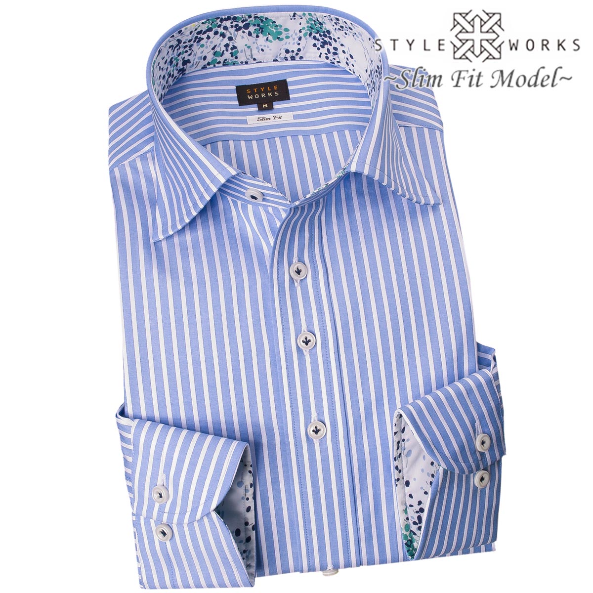 楽天市場】国産長袖 綿100％起毛ツイルドレスシャツ スリムフィット