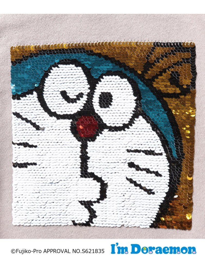 The Shop Doraemon リバーシブルスパンコールトレーナー I M Tk